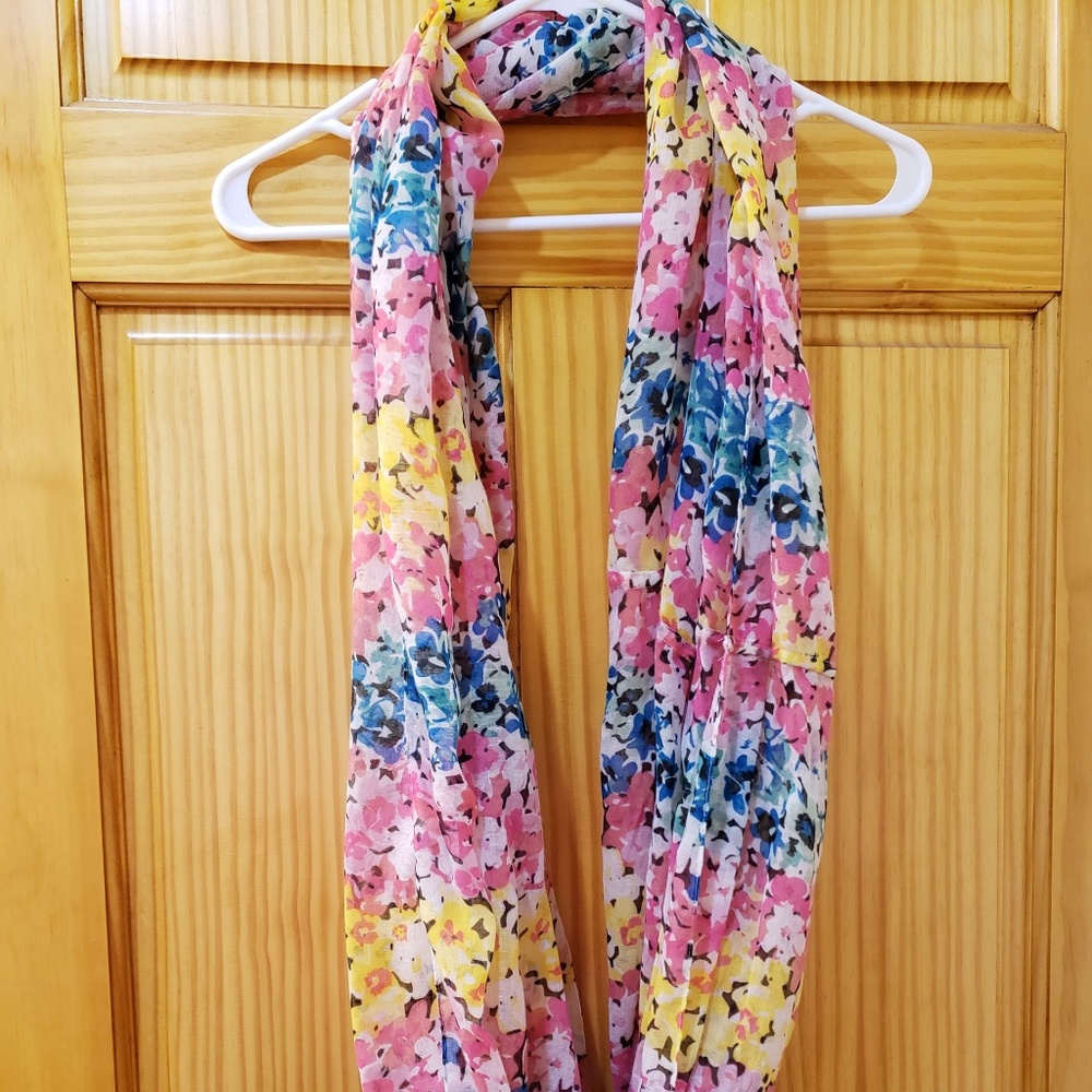 Floral Infinity Scarf